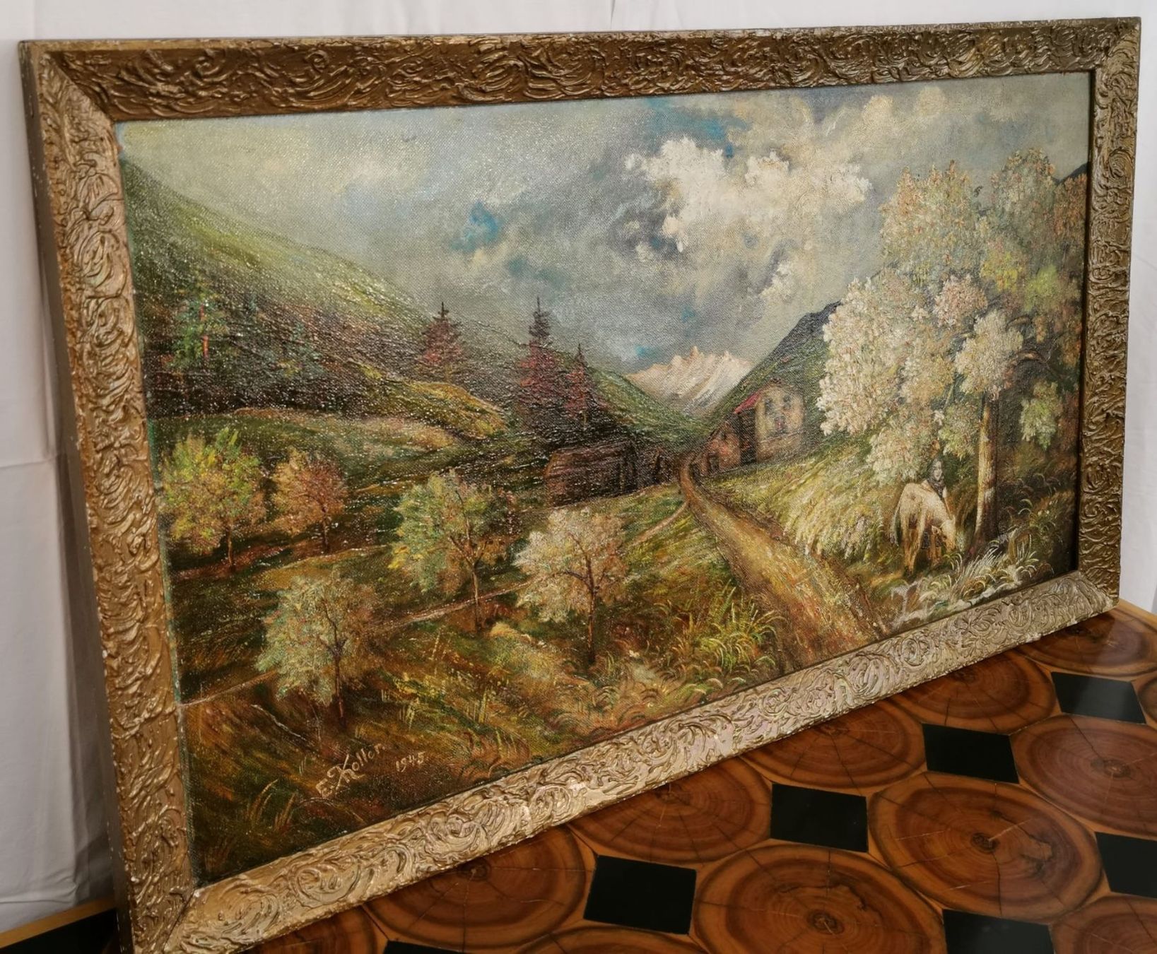 Dipinti: Gemälde Bild signiert – Usato da Zürich venduto da Vintage-1993 5