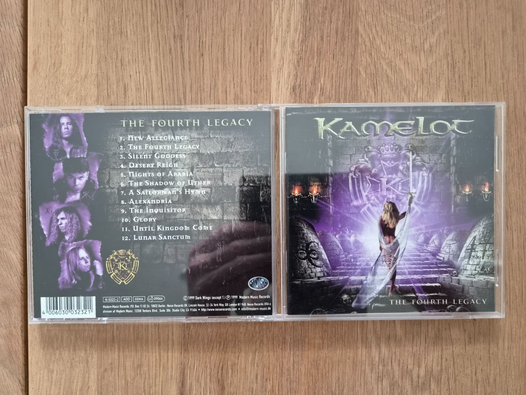 CD: CD Kamelot - The Fourth Legacy, 1999 – Usato da Nebikon venduto da Harley-Davidson01