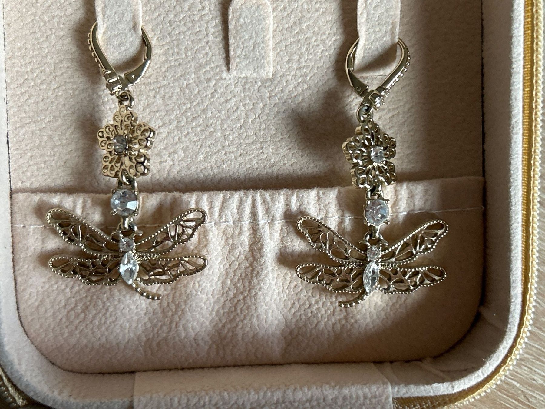 Orecchini pendenti & Orecchini a lobo: Ohrringe goldfarben  ( Modeschmuck ) – Usato da Brunnen venduto da Nala2929