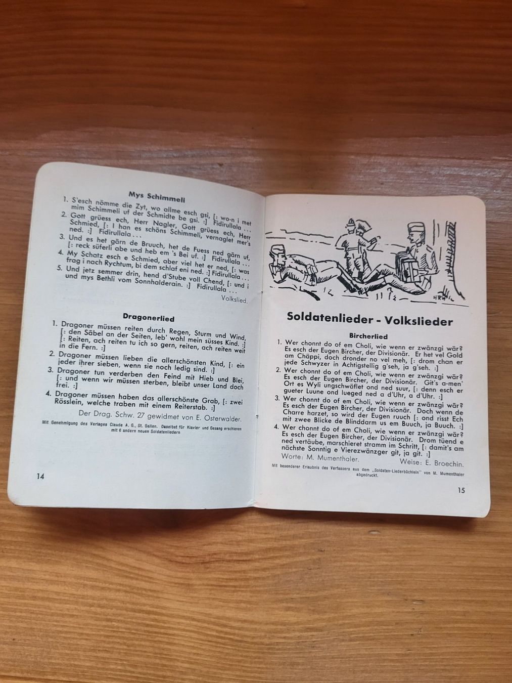 Libri: Schweizer Armee Lieder Buch – Usato da Egliswil venduto da rom_gd6f 1