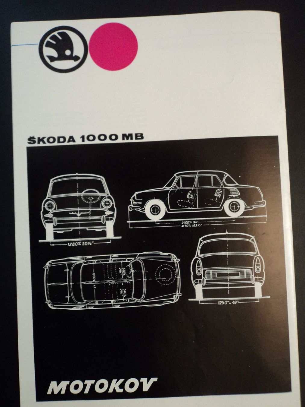 Skoda Documenti: Prospekt Skoda 1000 MB – Usato da Schwarzenburg venduto da modelCARama 6