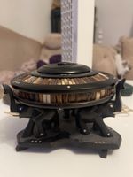 Aschenbecher aus Holz Frankreich 1950er