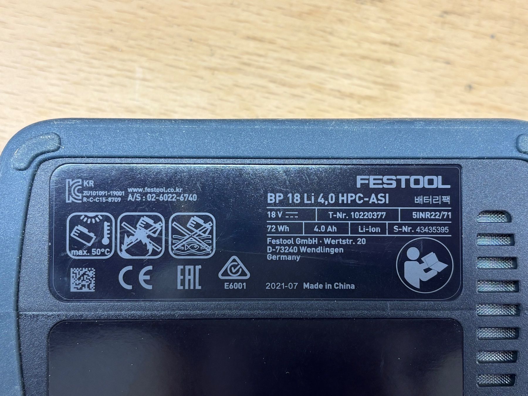 Festool Caricatori & Batterie: FESTOOL Energie Set SYS 18V 4x4,0/TCL6 DUO – Nuovo (secondo la descrizione) da Winterthur venduto da ReUse_Baumarkt 5