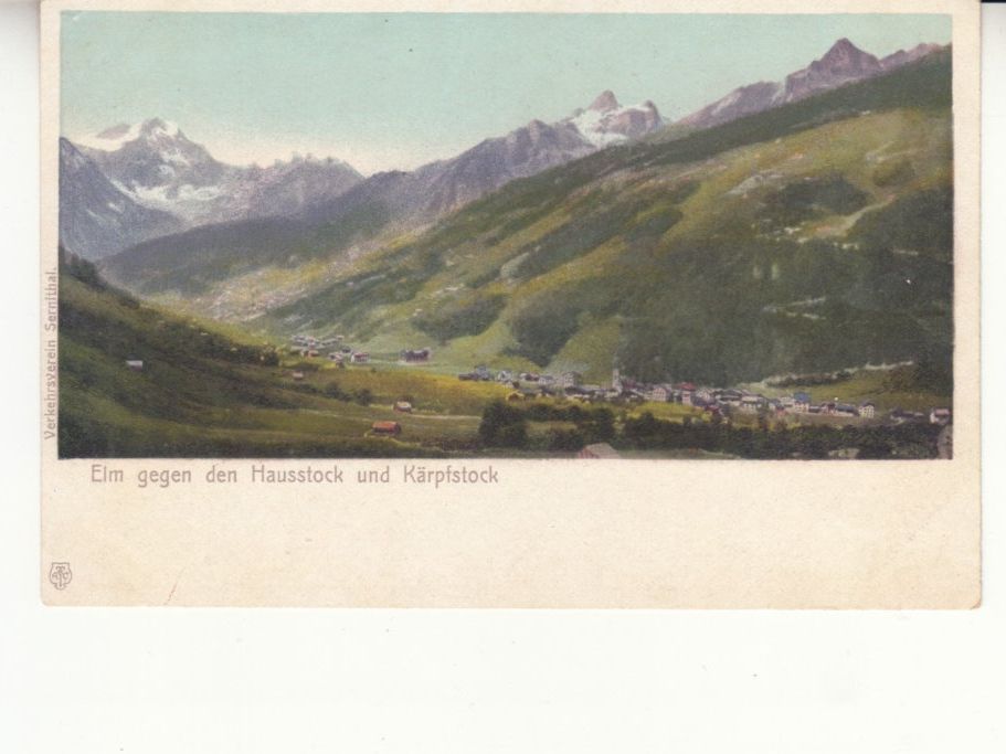 Cartoline postali: Elm ca. 1910 – Usato da Bürglen TG venduto da StampGraf
