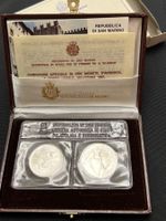 San Marino Silber Set 1987 Universiade Zagreb – 500 & 1000 L