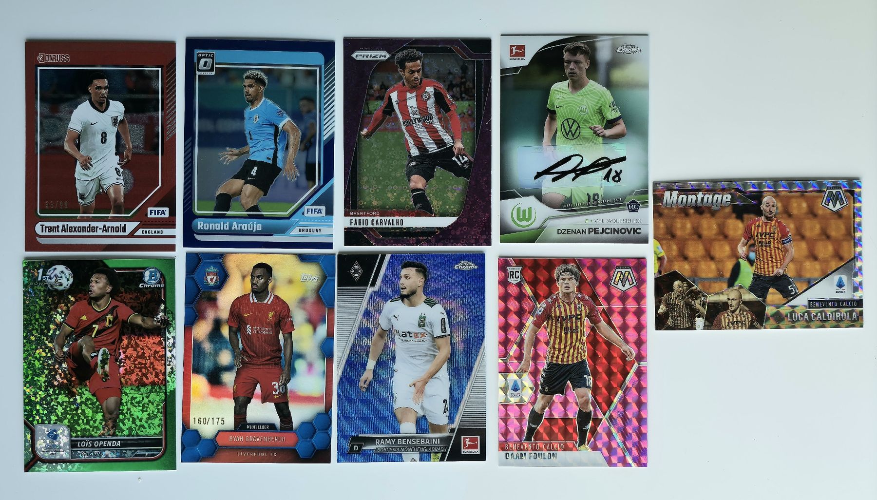 Topps Carte collezionabili: Topps Chrome + Panini bundle - 1 autograph and 8 Numbered 🔥 – Nuovo (secondo la descrizione) da Onex venduto da msan.cards