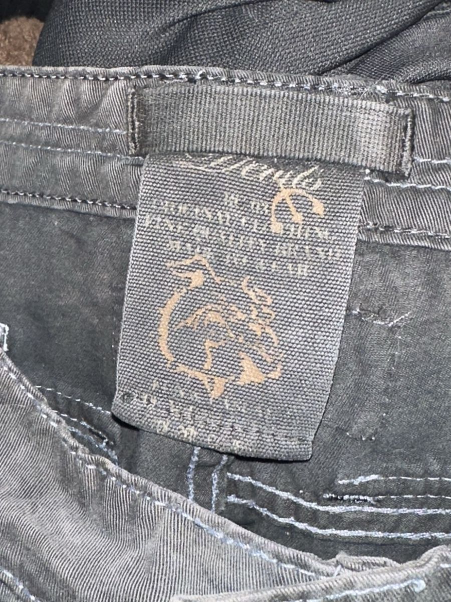 Roberto Cavalli Pantaloni: Roberto Cavalli Devils Grey Cotton Pants Sz. S – Usato da Genève venduto da ravehotline 3