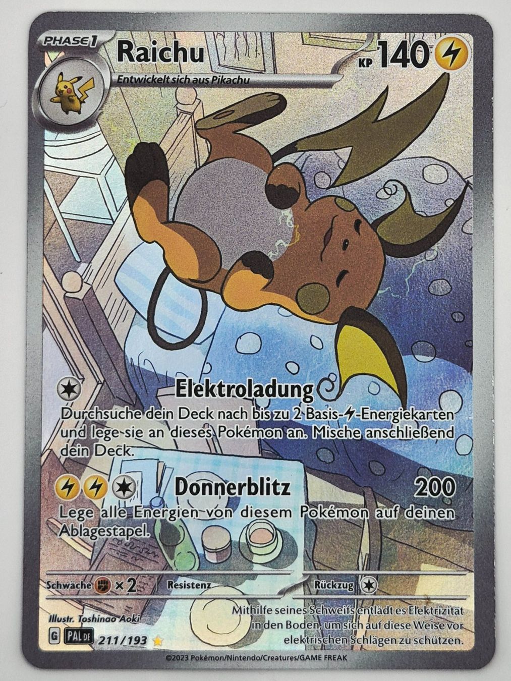 Pokémon Sammelbilder & Trading cards: Raichu / Entwicklungen in Paldea / Paldea Evolved / PAF 211 – Neu (gemäss Beschreibung) aus Arni AG von PokemonCardsStore