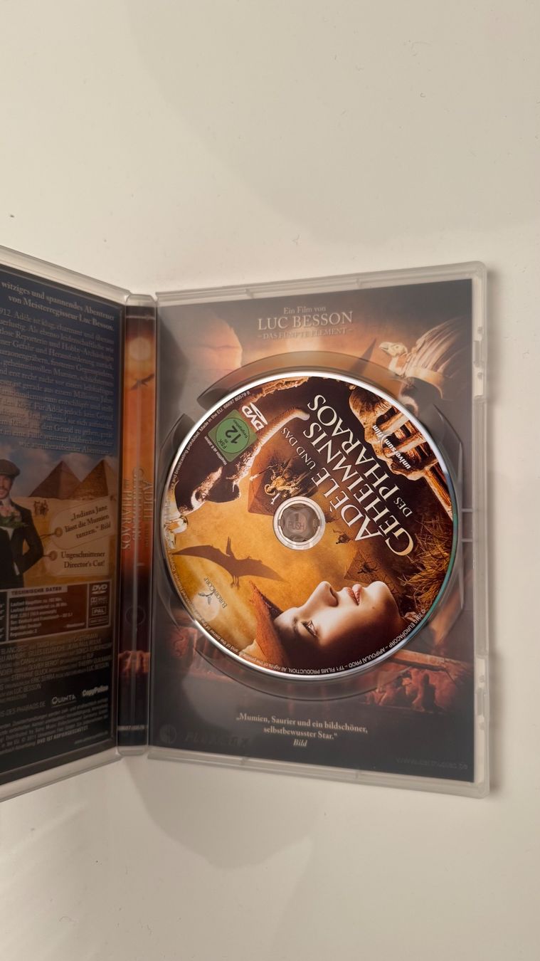 Alle DVDs: Adèle Geheimnis des Pharaos DVD Abenteuer – Gebraucht aus Schindellegi von zeitlos.vintage 1