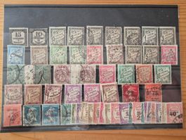 Frankreich Briefmarken auf Karte D3 Zustand gemäss Bilder