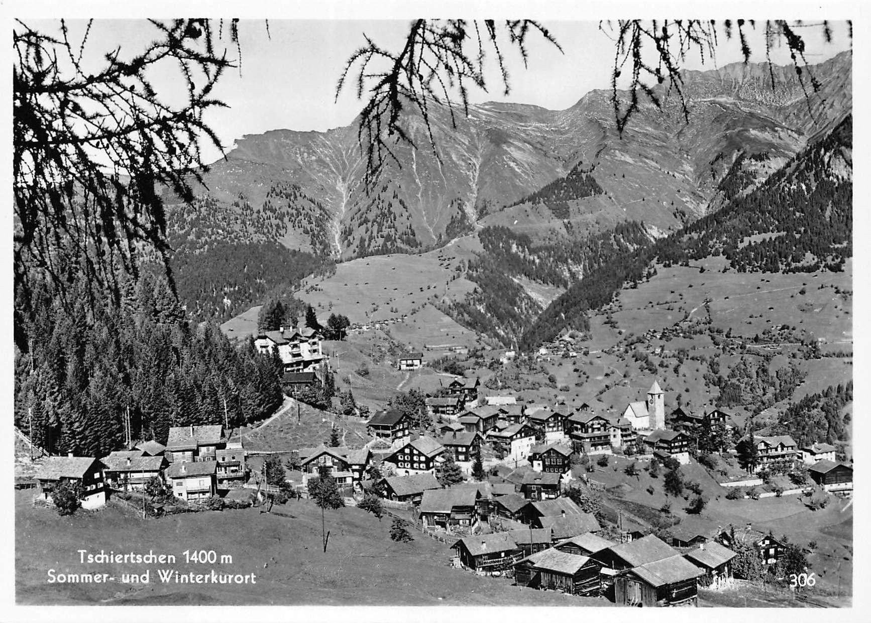 Cartoline postali: Tschiertschen – Usato da Ottikon b.Kemptth. venduto da Neptun1974