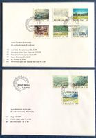 1998 Schweiz - FDC Bilder der Schweiz Satz Briefe 943-951