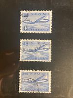 Finnland 1959 Sammlung Convair 440 Seenlandschaft gest.