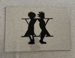 Anime Glasbild Hunter x Hunter 2 Figuren Silhouette