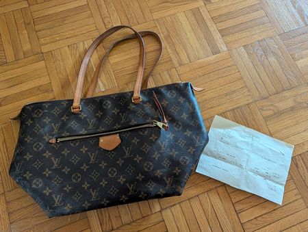 Sac LOUIS VUITTON modèle IENA MM MNG VN 1'040 Quittance