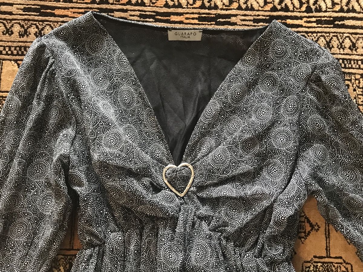Vestiti: Gothic Y2K Schwarzes Kleid mit Herz Gr. S – Usato da Locarno venduto da Ery02 1
