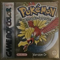 pokemon version or complet en boite FR 