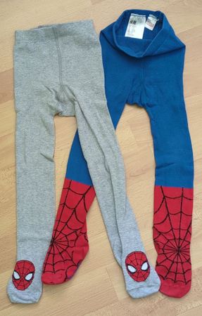 2x Strumpfhosen Kinder Spiderman Grösse 98/104