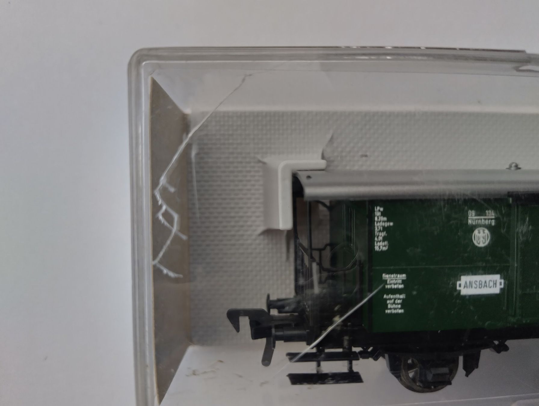 Fleischmann Modellini di ferrovie: Fleischmann HO 5055 Gepäckwagen mit OVP – Usato da Trub venduto da Cbastian 5