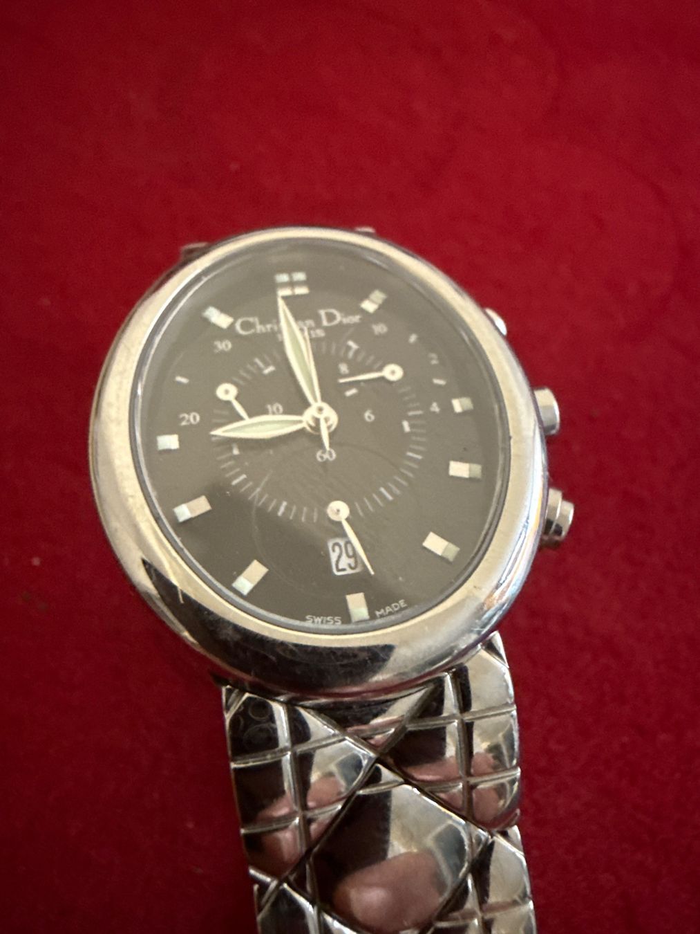 Dior Orologi: Christian Dior Chronograph Quart 29 mm – Usato da Pfeffingen venduto da Allhandelklgwatches