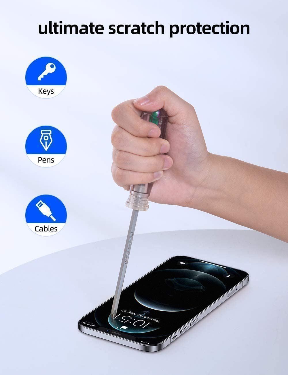 Cover & Protezioni schermo: 2x iPhone 11 PRO / X / XS Panzerglas Schutzglas FULL DISPLAY – Nuovo e nell'imballaggio originale da Volketswil venduto da coverandmore 3