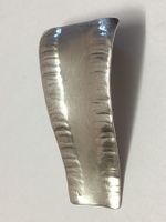 Clip-Brosche Wilhelm Rolff, Hamburg, 800 Silber, Art Deco
