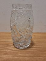 Vintage Kristall Glas Vase ,geschliffen