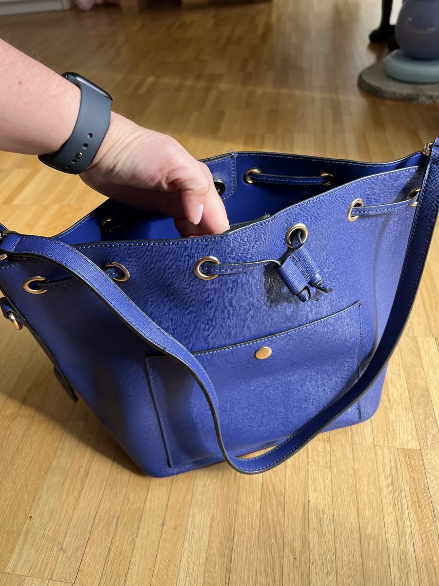 Borse: Königsblaue Beuteltasche – Usato da St. Gallen venduto da Mokki2014 4