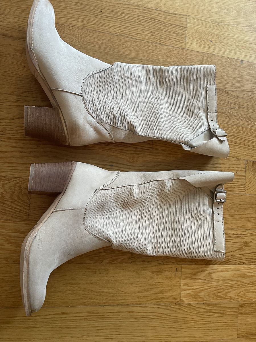 Scarpe da donna: Vera Gomma Lederstiefel beige Gr. 37 – Usato da Rüschlikon venduto da leo_mwz2 6