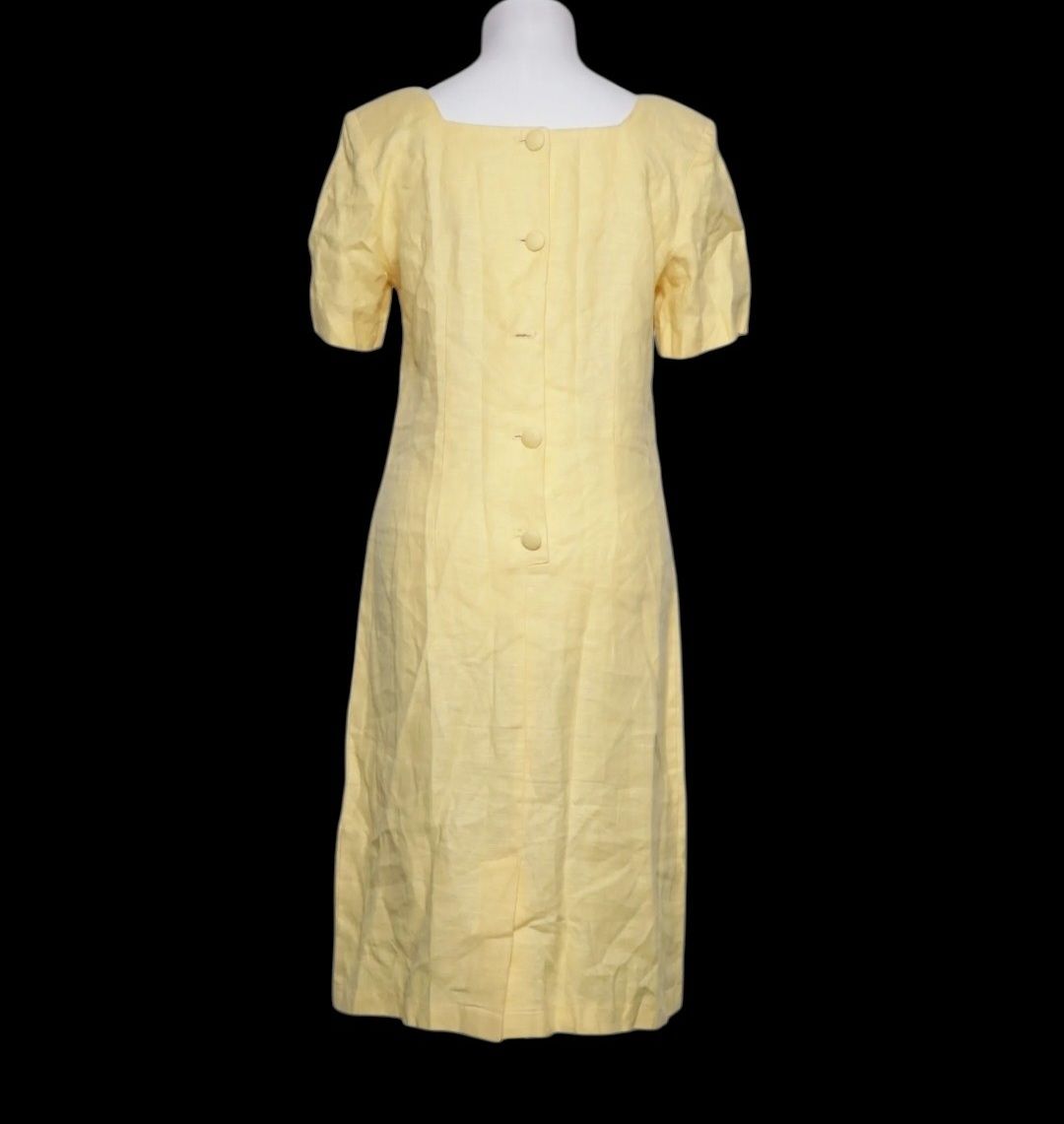 Vestiti: Leinenkleid 100% Leinen Gr. 38 – Usato da Liestal venduto da Mas-Y-Mas 1