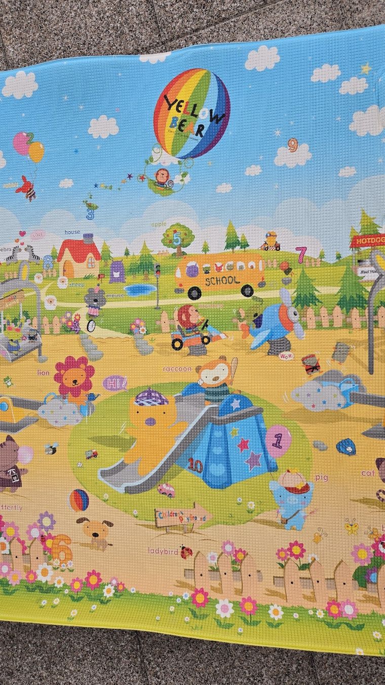 Spielmatte: Spielmatte Yellow Bear 100 x 140 – Gebraucht aus Frick von mirandatairirustemi