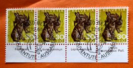 Nr.J 218 Pro Juventute GESTEMPELT Bern 1966 Wildtiere   