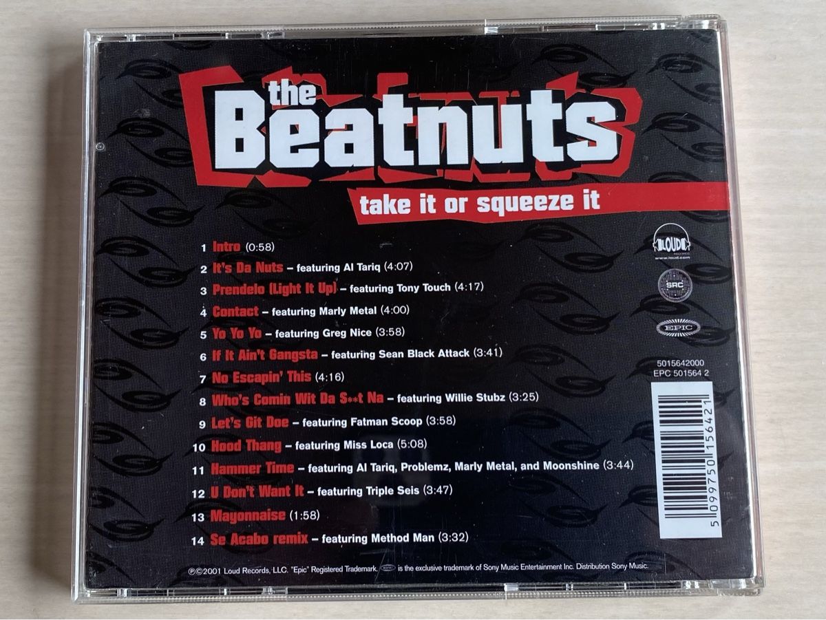 CD: The Beatnuts - Take It Or Squeeze It - CD Album – Usato da Oberried Brienz venduto da Chyara 1