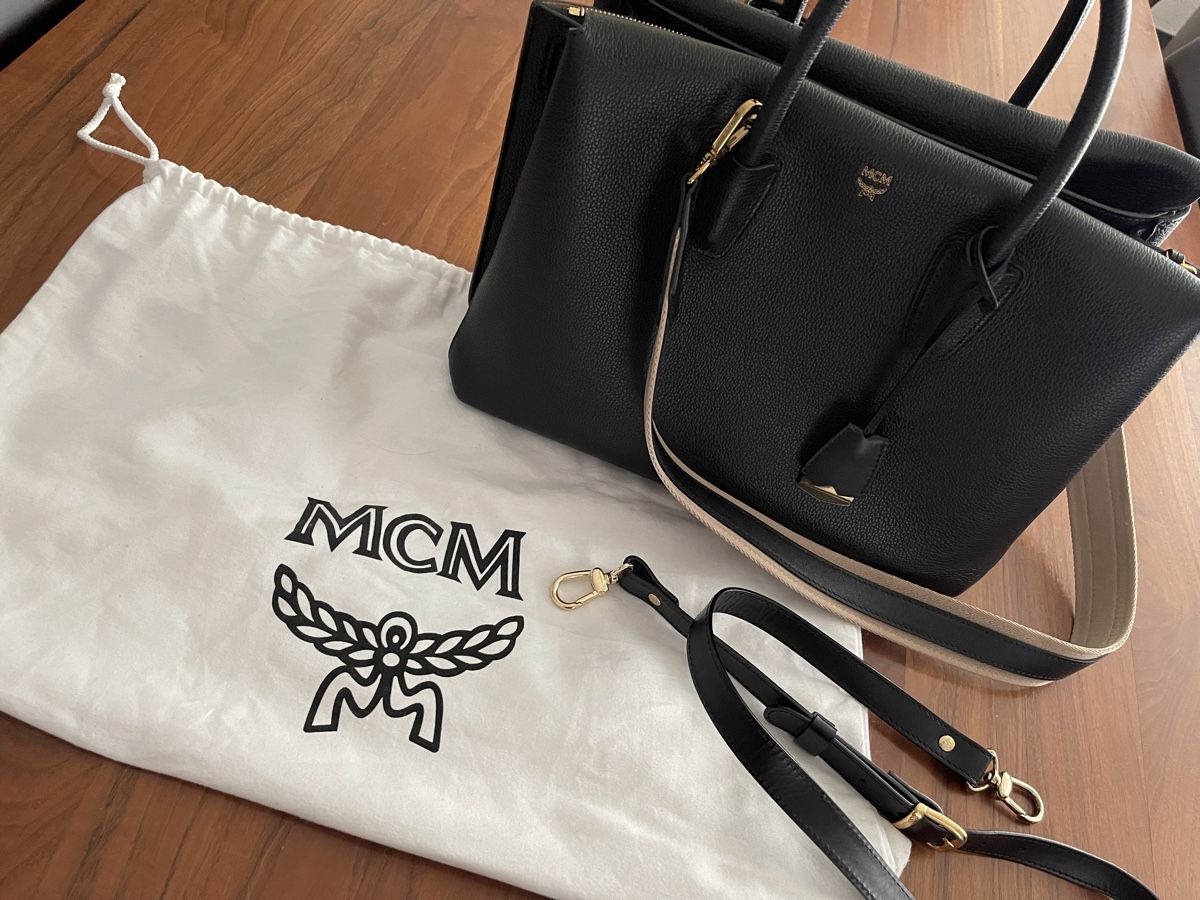 Mcm Borse da donna: Tasche MCM Schwarz Leder – Nuovo (secondo la descrizione) da Grüningen venduto da marser
