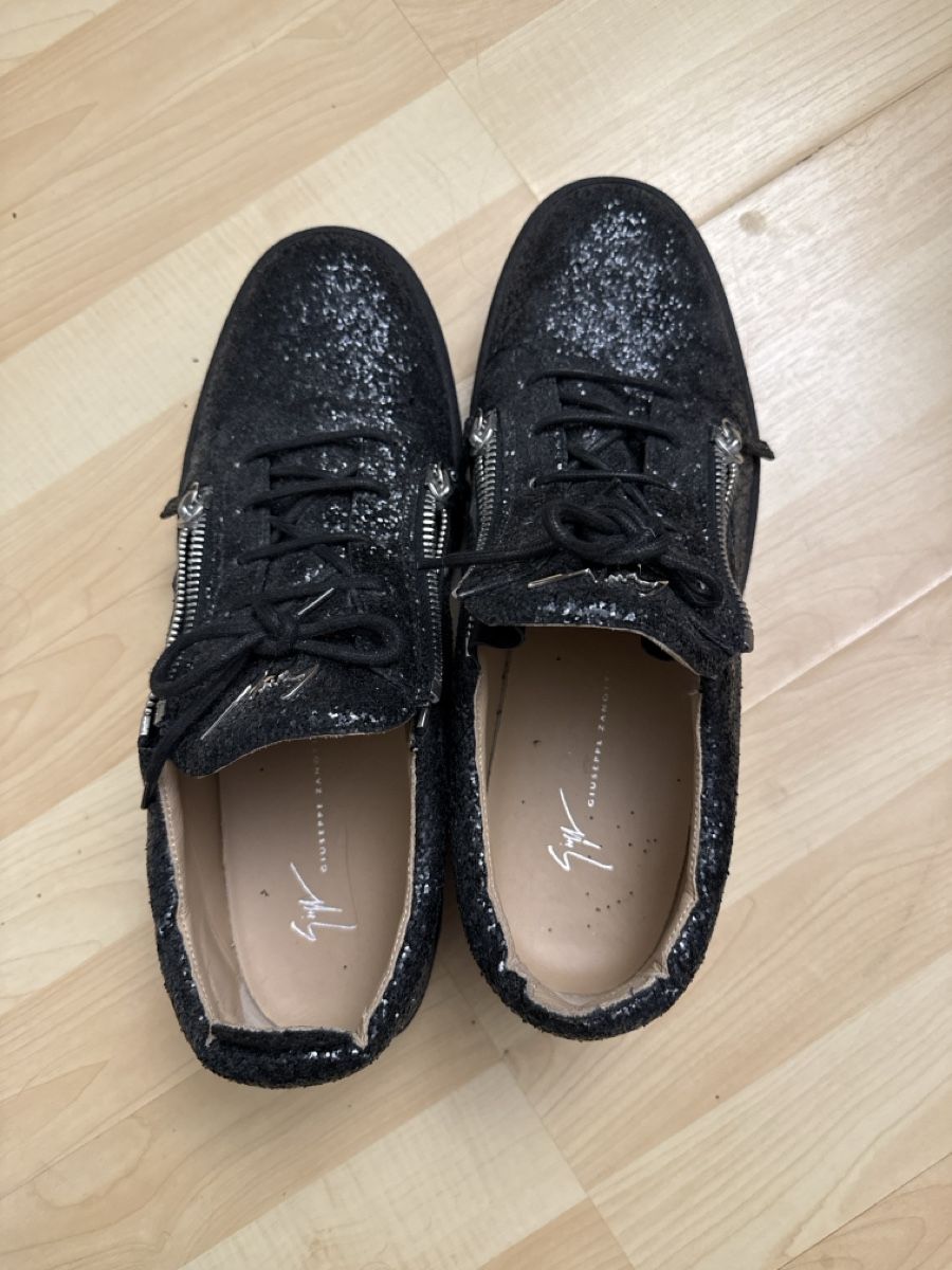 Herrenschuhe: Glitzernde Giuseppe Zanotti Sneaker Schwarz Grösse 48 – Neu (gemäss Beschreibung) aus Münsingen von Lejo2005 2