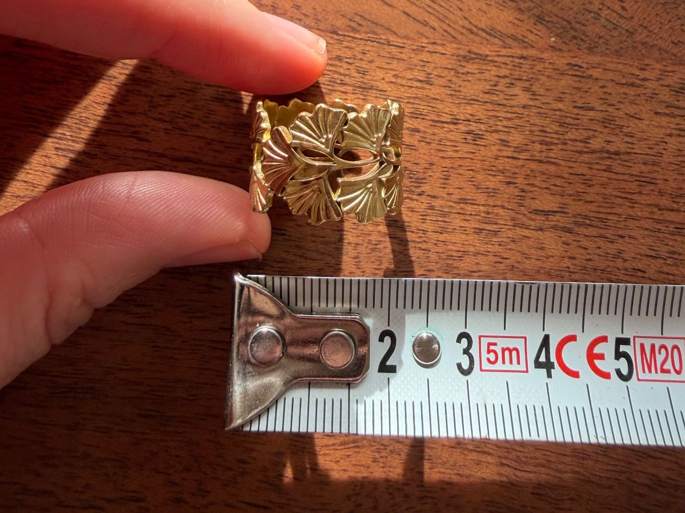 Ringe: Gingko Ring, verstellbar – Neu (gemäss Beschreibung) aus Gams von Mariawicca 6