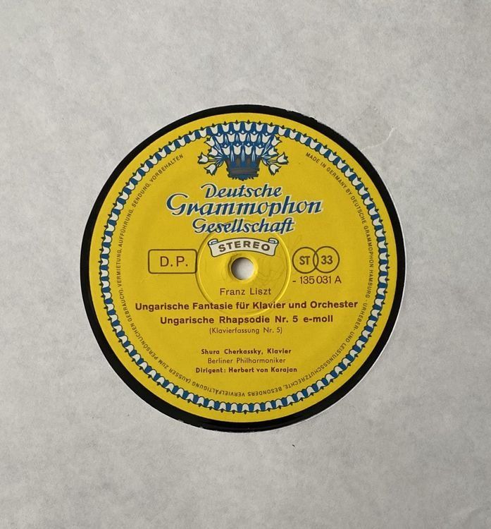 Schallplatten: Liszt, Johannes Brahms, Herbert von Karajan... – Gebraucht aus Flums von Empe1 2