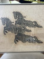 Schönes Pferdebild, Asiatische Kunst mit Rahmen, Top! (55)