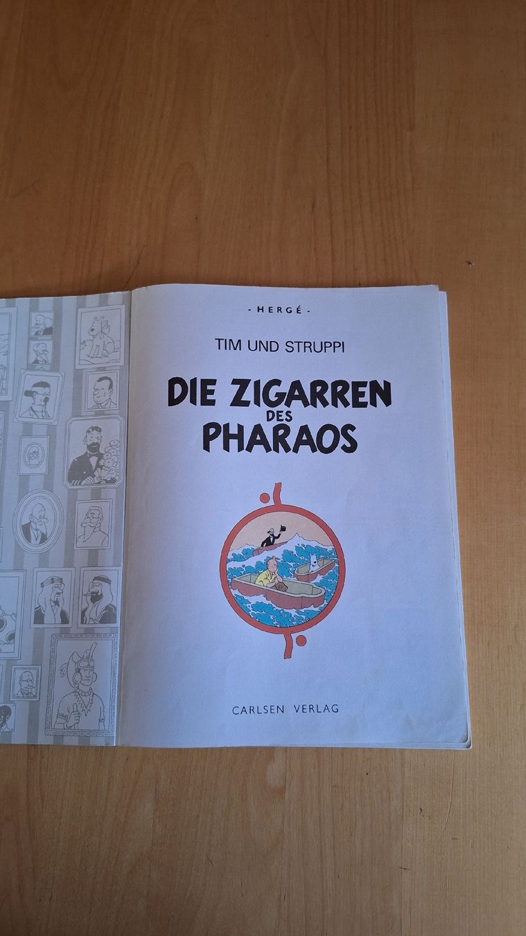 Comics: Tim und Struppi. Die Zigarren des Pharaos. – Gebraucht aus Bönigen von saft195619 1