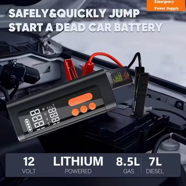 Batterie-Ladegeräte: Starthilfe Jumpstarter 3000A,Luftkompressor, Powerbank PKW – Neu und originalverpackt aus Rorschach von Mr_fairprice 6