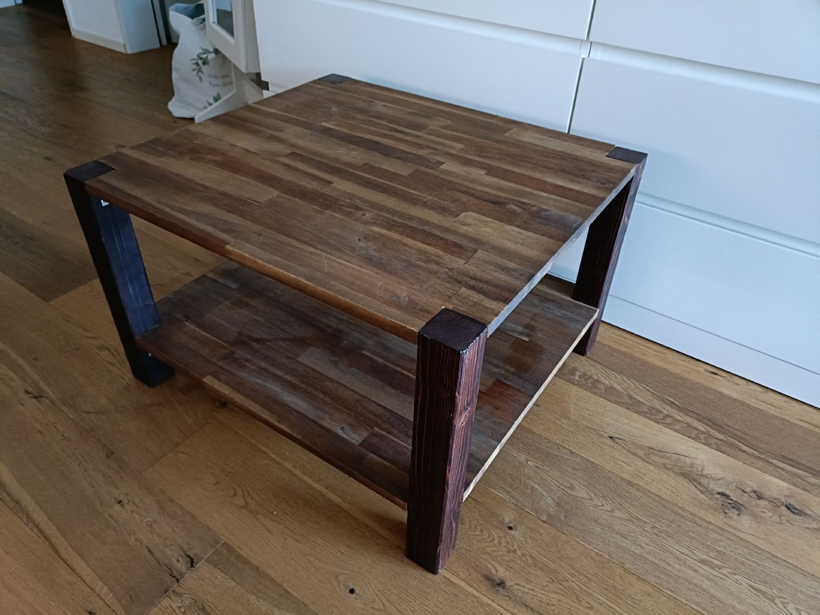Holzartikel: Holz-Couchtisch, Massivholz, – Gebraucht aus St. Erhard von Lauko123 1