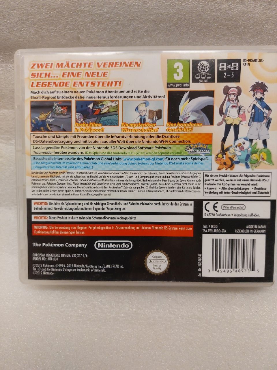 Pokémon Giochi: Pokémon Weisse Edition 2 Nintendo DS – Usato da Pambio Noranco venduto da Pol69 2