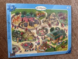 Puzzle 30 Teile - Zoo - Ali Mitgutsch