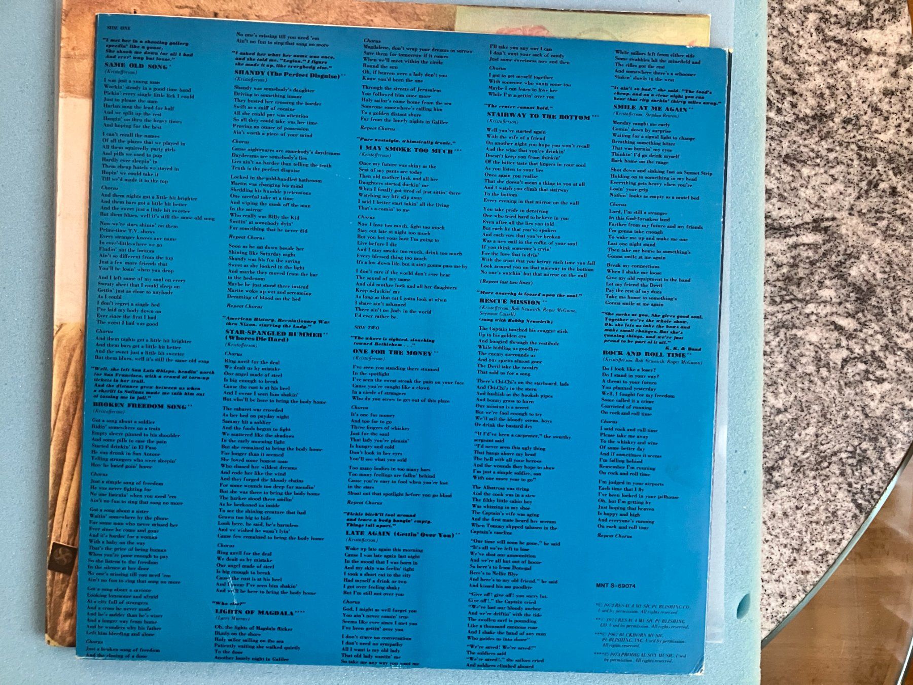 Dischi in vinile: Kris Kristofferson – Usato da Aarwangen venduto da Jukebox3 5