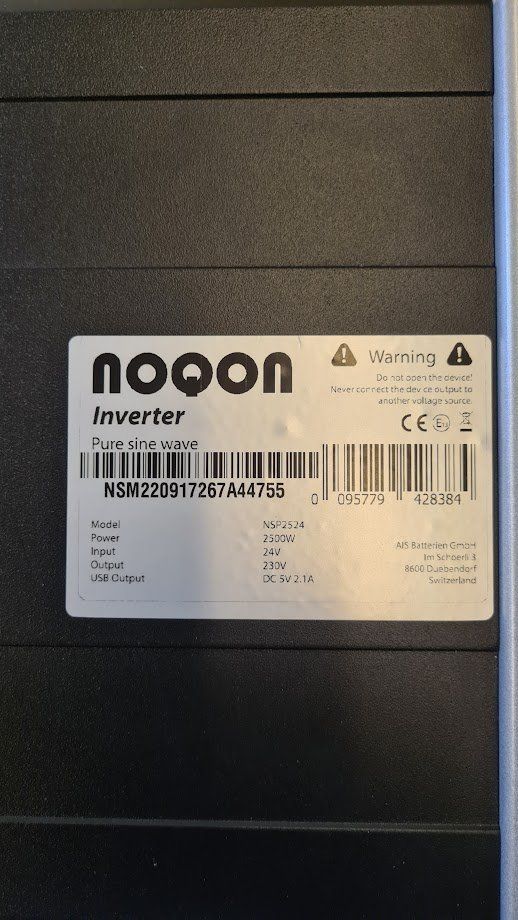 Inverter: Wechselrichter 24 Volt. 2500 Watt. – Usato da Schötz venduto da Hasch71 3