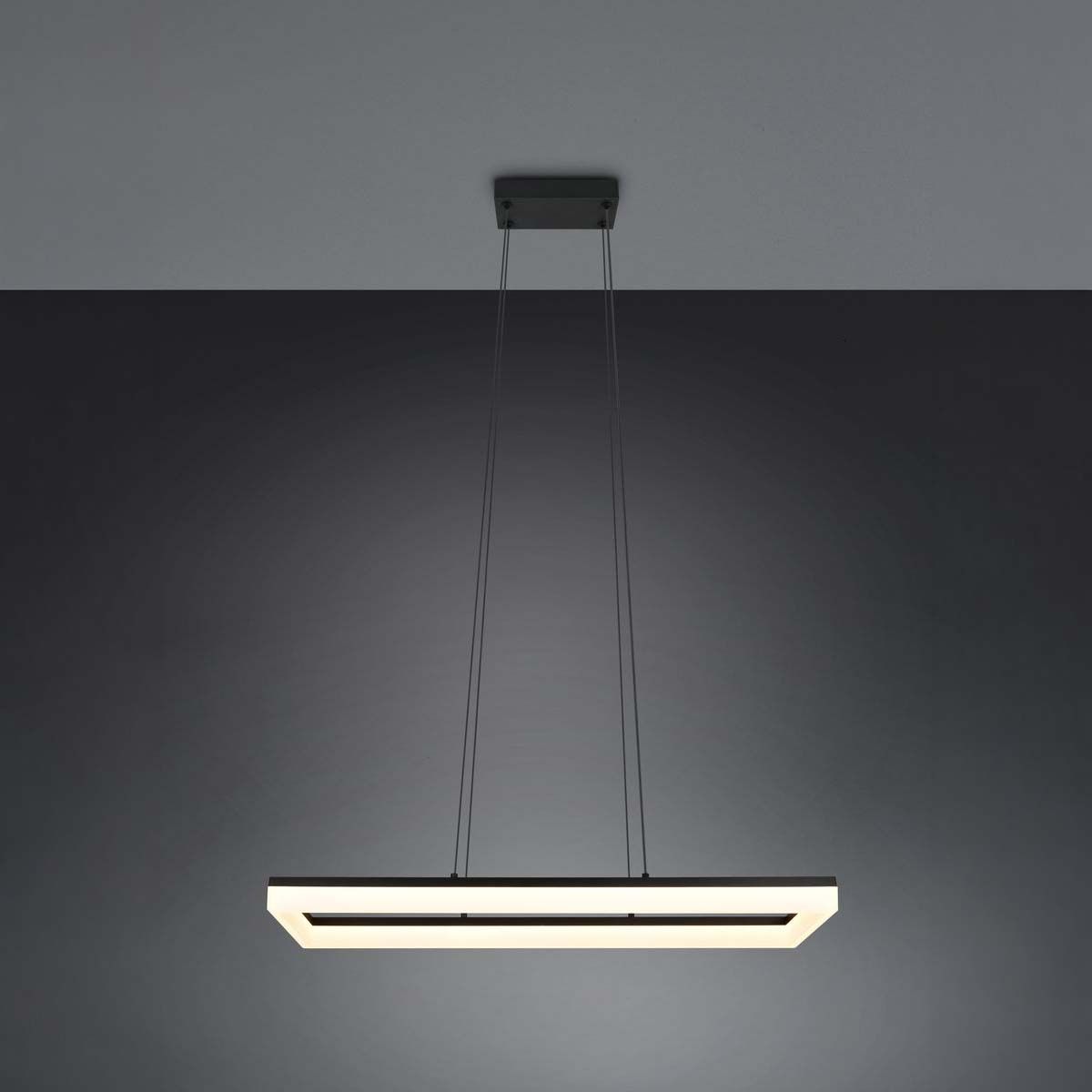 Lampadari & plafoniere: LED Pendelleuchte Schwarz, 70 cm x 20 cm – Nuovo (secondo la descrizione) da Kreuzlingen venduto da Smart-Light 1