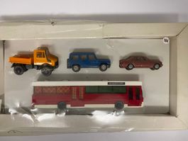 Wiking Mercedes-Benz Unimog Set. Karton beschädigt 184