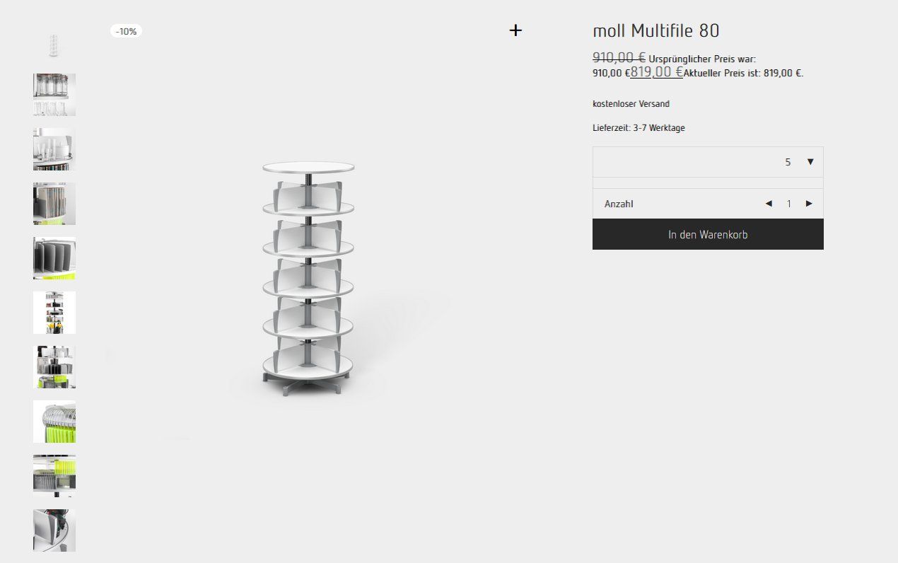 Moll Regale: Moll Ordnerdrehsäule Multifile – Neu (gemäss Beschreibung) aus Rickenbach b. Wil von Beautiful.Things 3