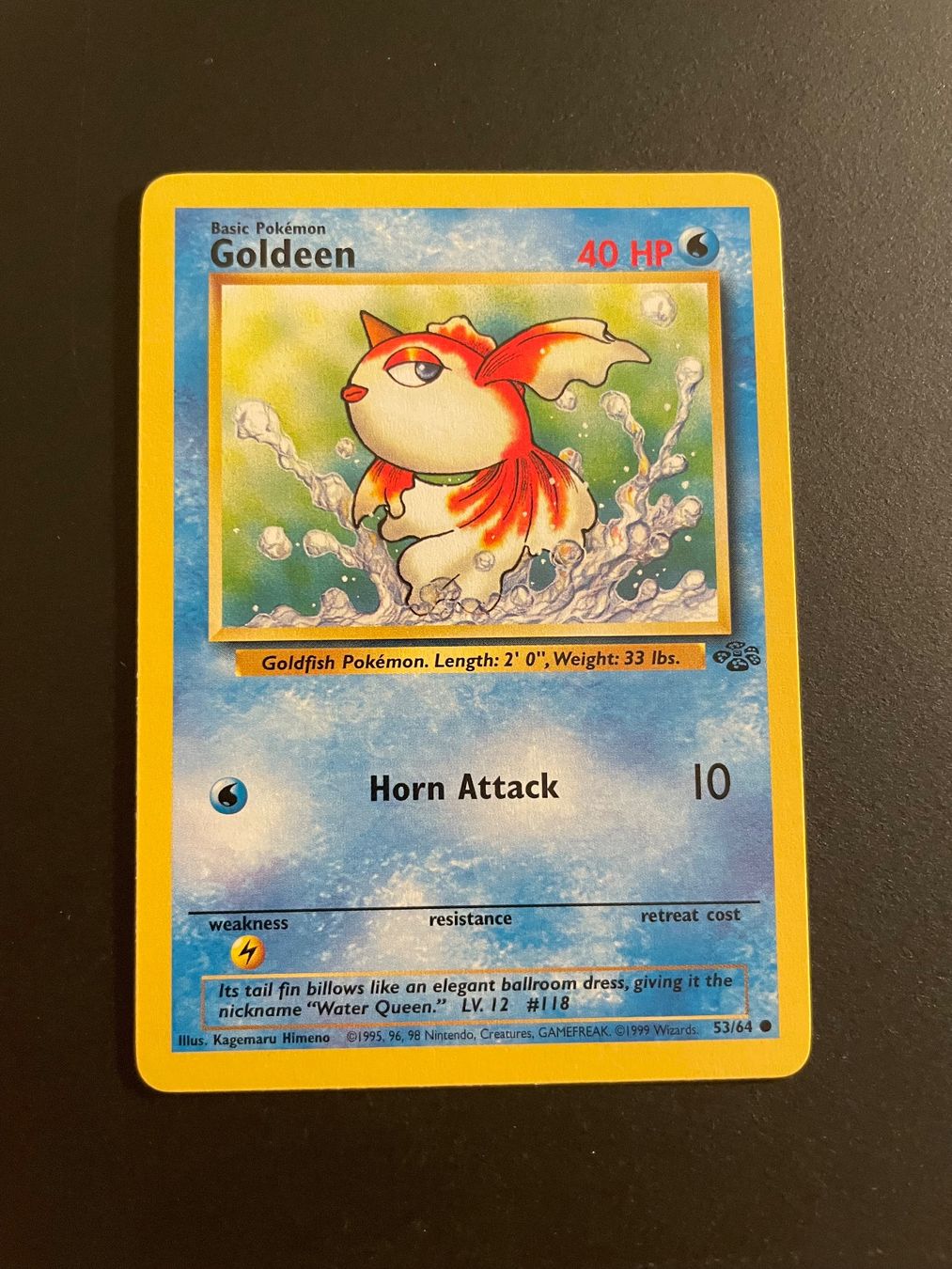 Pokémon Carte collezionabili: Goldeen 53/64 - Jungle – Usato da Zürich venduto da pokemon_cards