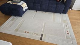 Wohnzimmer Teppich beige 160 x 230cm